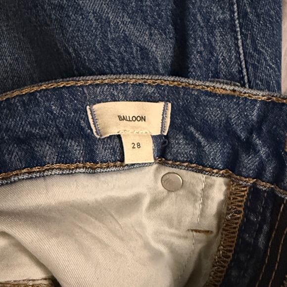 NWOT Madewell Balloon Jeans Size 28 Corson Wash - Picture 7 of 8